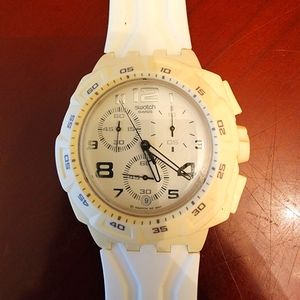 Swatch Mr. Pure chrono watch